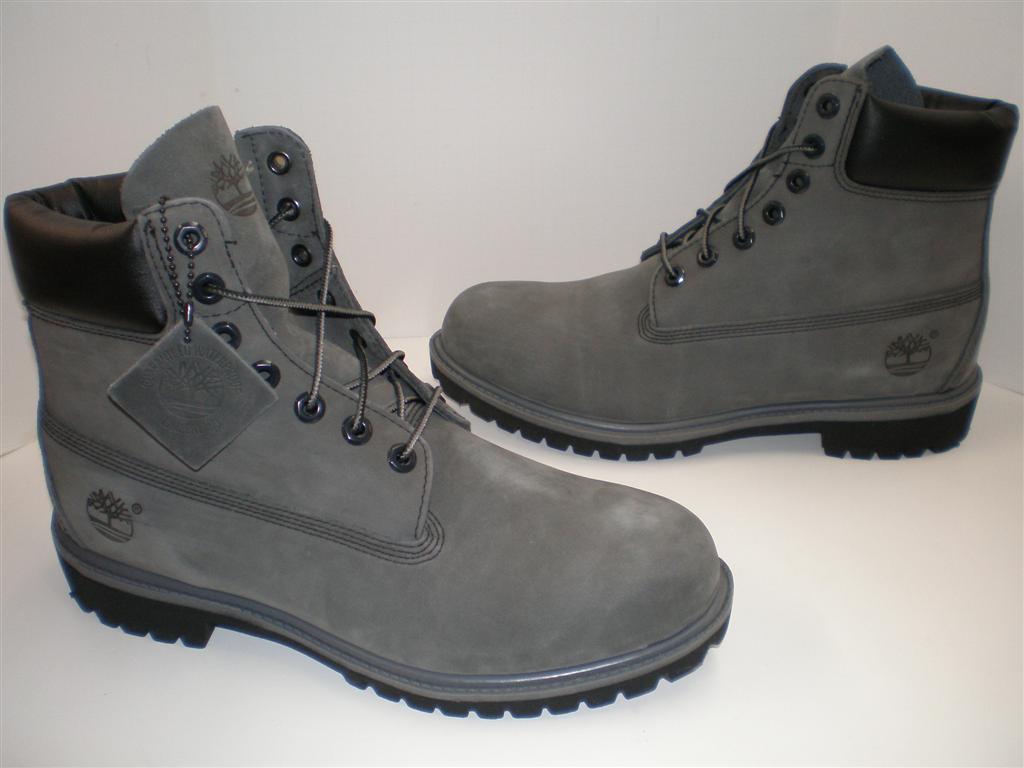 grey timberland boots mens nib mens timberland 6 quot inch premium boots 71596 grey gray grey timberland boots mens nib mens timberland 6 quot inch premium boots 71596 grey gray